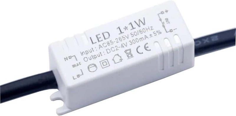 LED Driver 1x3W 600mA Mini Power Supply for LED Diode Crystal Lamp Chandelier - Image 2